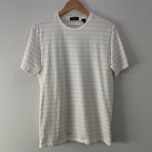Theory Pixel Stripe Tee in Pima Cotton